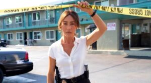 Maggie Q in Ballard (2025) promotional image from Prime Video