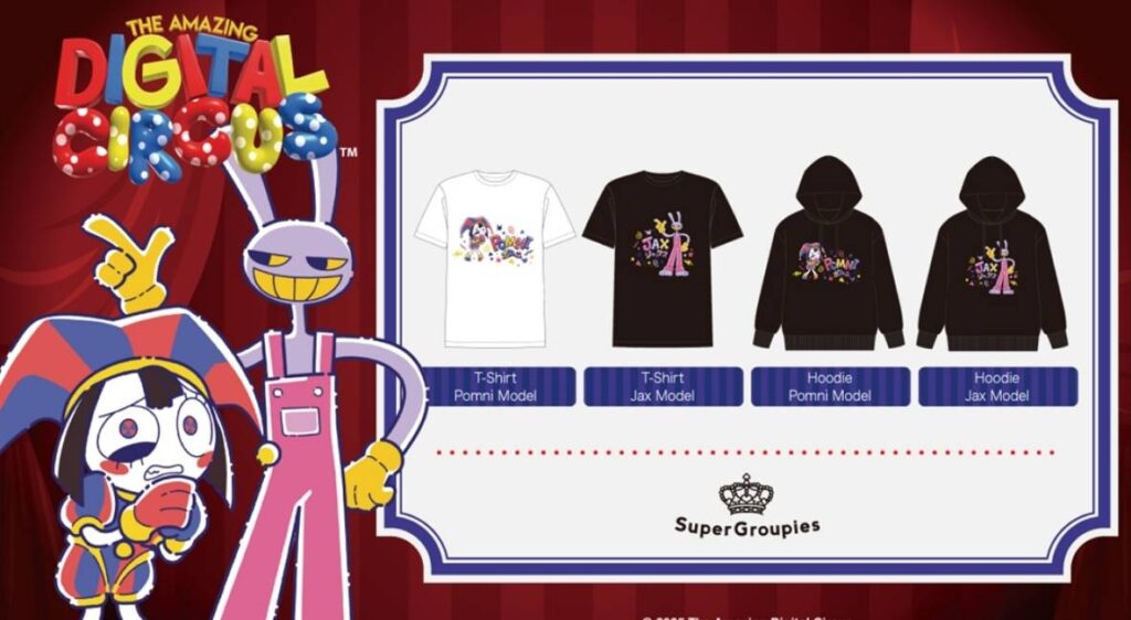 The Amazing Digital Circus Supergroupies collection