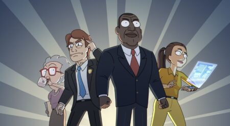 President Curtis promotional key art Adult Swim