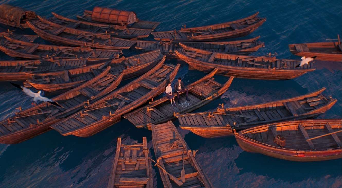 Still from The Girl Who Stole Time