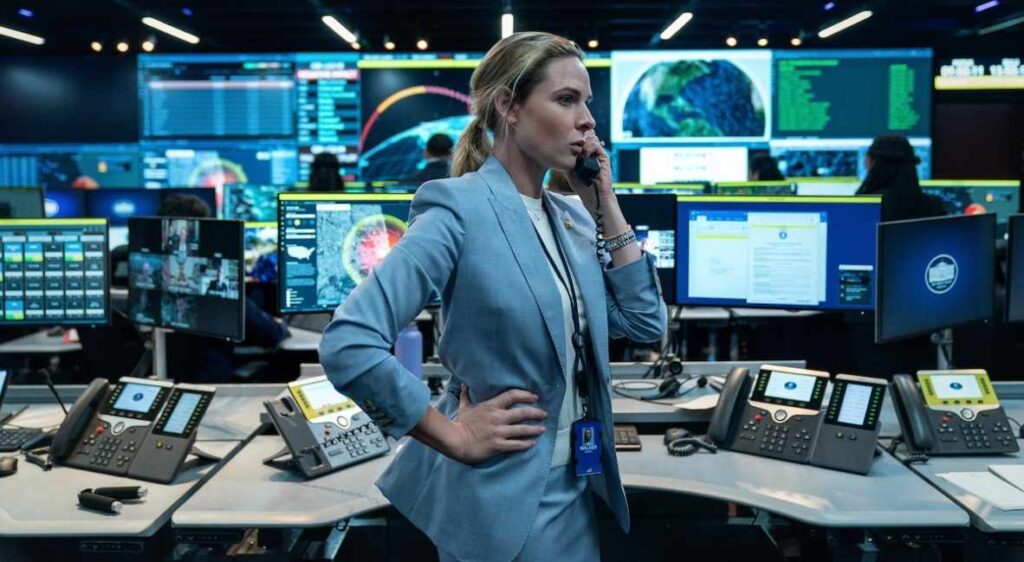 Rebbeca Ferguson in A House of Dynamite from Netflix