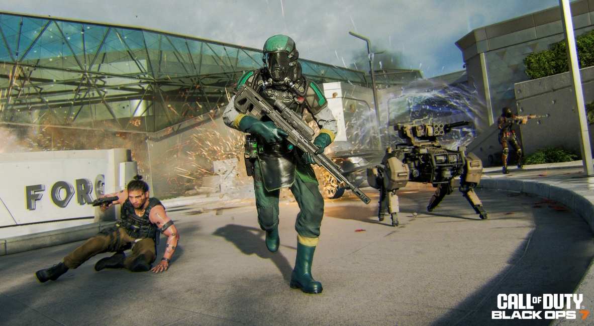 Call of Duty: Black Ops 7 Co-Op promotional image from Treyarch and Raven Studios