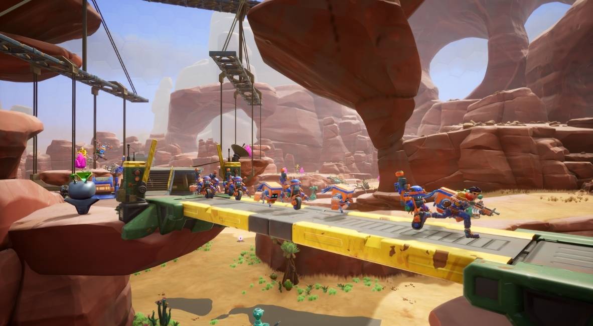 Snapshot Games Devs Talk About How They Found Joy Developing Chip 'N Claws 5 Chip 'n Claws vs Brainioids promotional game still from Snapshot Games