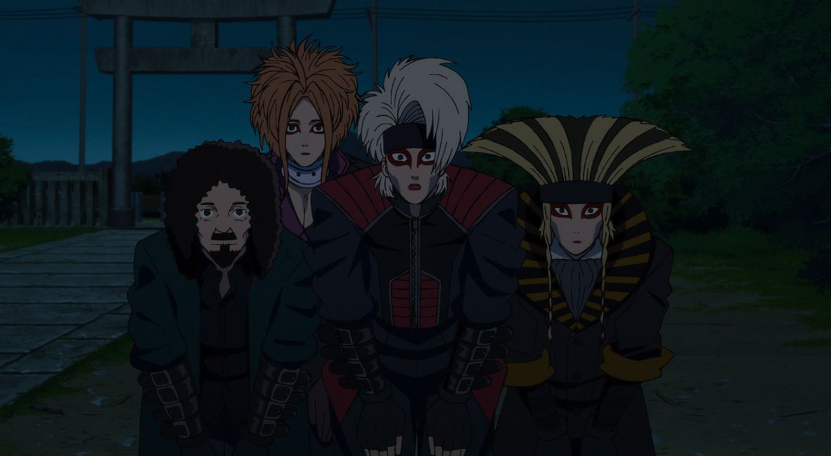 The Hayashi band arrive 