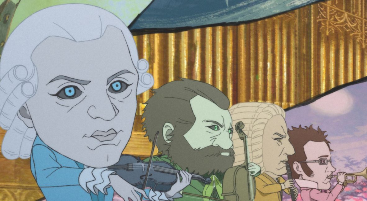 The music portraits in DanDaDan Season 2 Episode 8