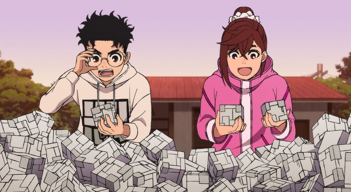 REVIEW: 'DanDaDan' Season 2 Episode 9 - "I Want to Rebuild the House" 3 Okarun and Momo use the nanoskin to rebuild the Ayase house