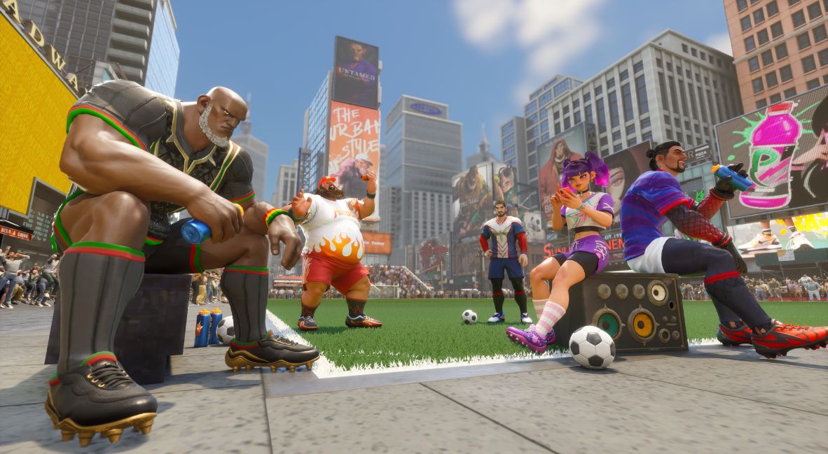 Freestyle Football 2 promotional key art from JoyCity and WOORE