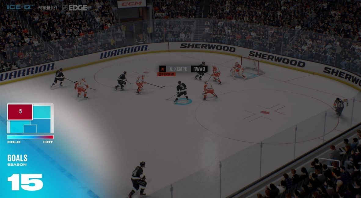 ICE-Q 2.0 system for NHL 26 promotional image from EA Sports