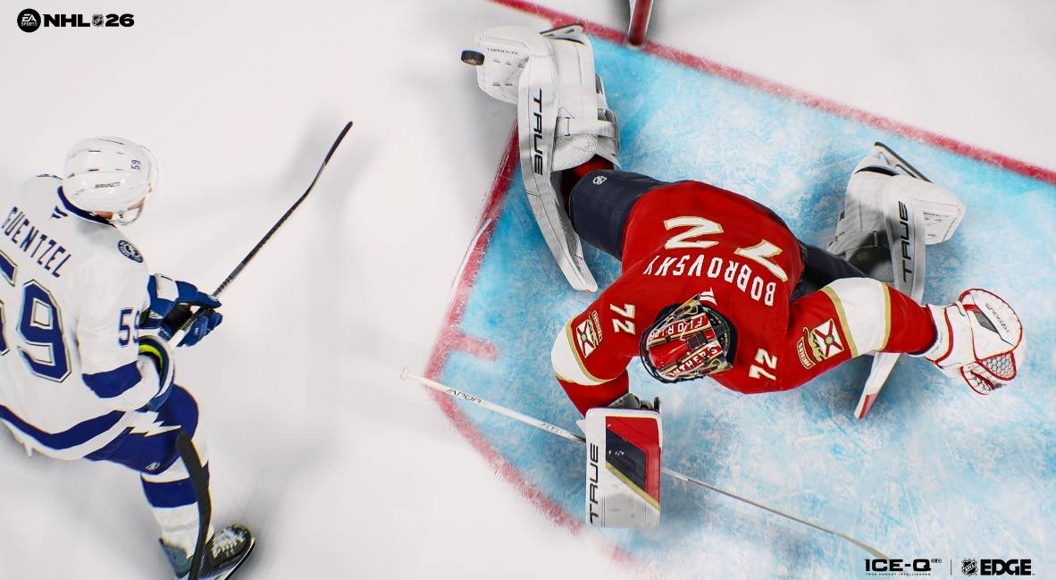 ICE-Q 2.0 system for NHL 26 promotional image from EA Sports