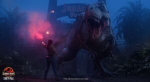 Jurassic Park Survival promotional image from Saber Interactive
