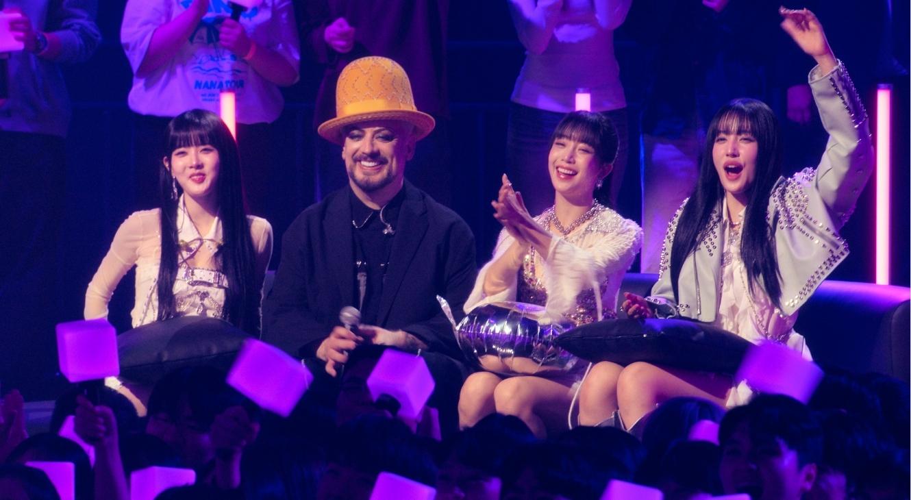 Boy George with STAYC in KPOPPED