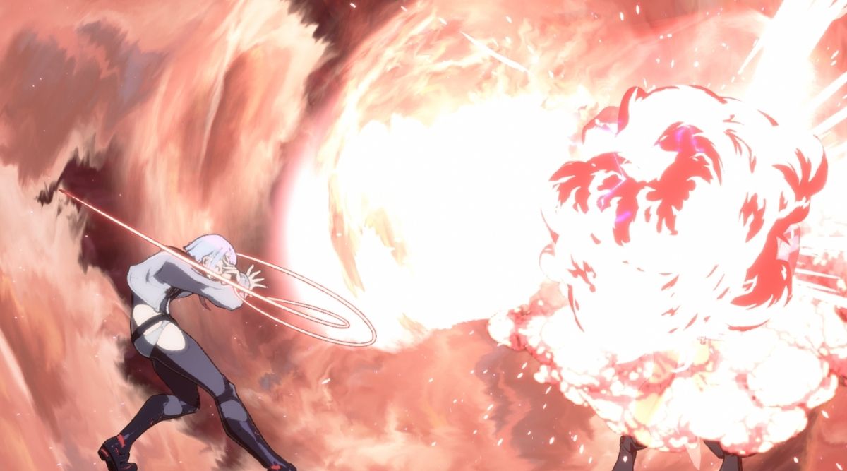 Lucy's Arrival In 'GUILTY GEAR -STRIVE-' Showcases How To Do A Collab 2 Lucy's Explosive Finale in Guilty Gear Strive