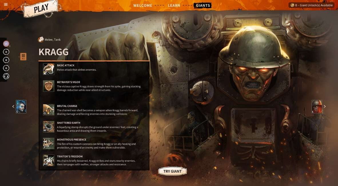 March of Giants Promotional key art from Amazon Games Montreal