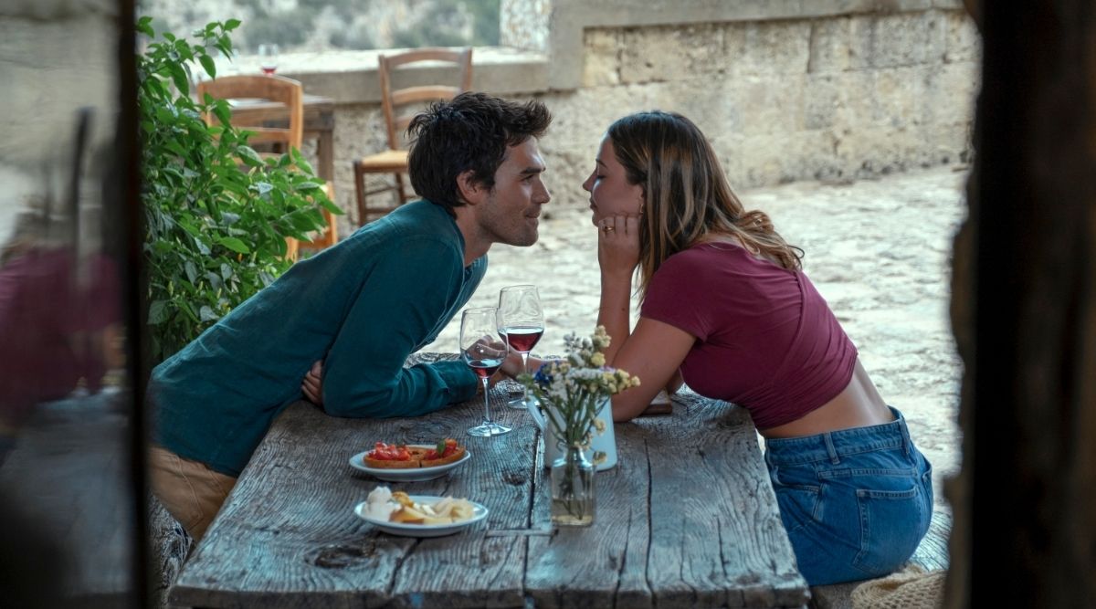 Madelyn Cline and KJ Apa in The Map That Leads to You