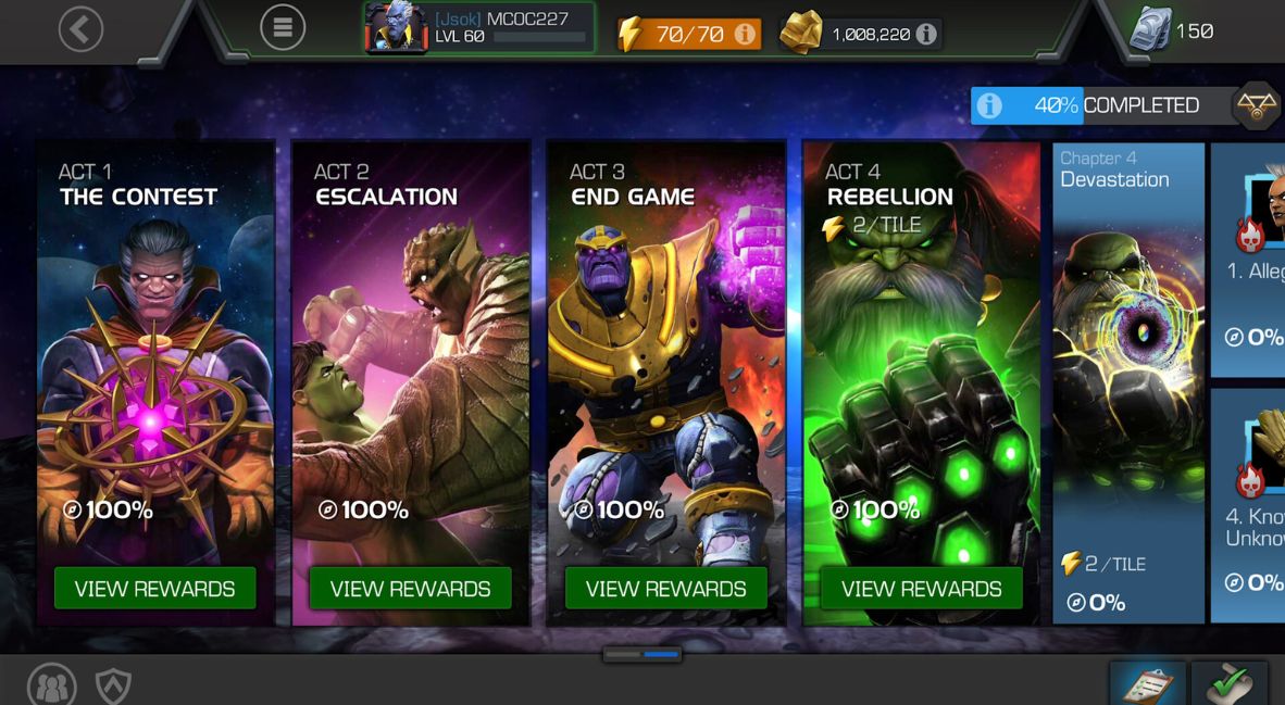Marvel Contest of Champions - Promotional Image from Kabam's Steam 