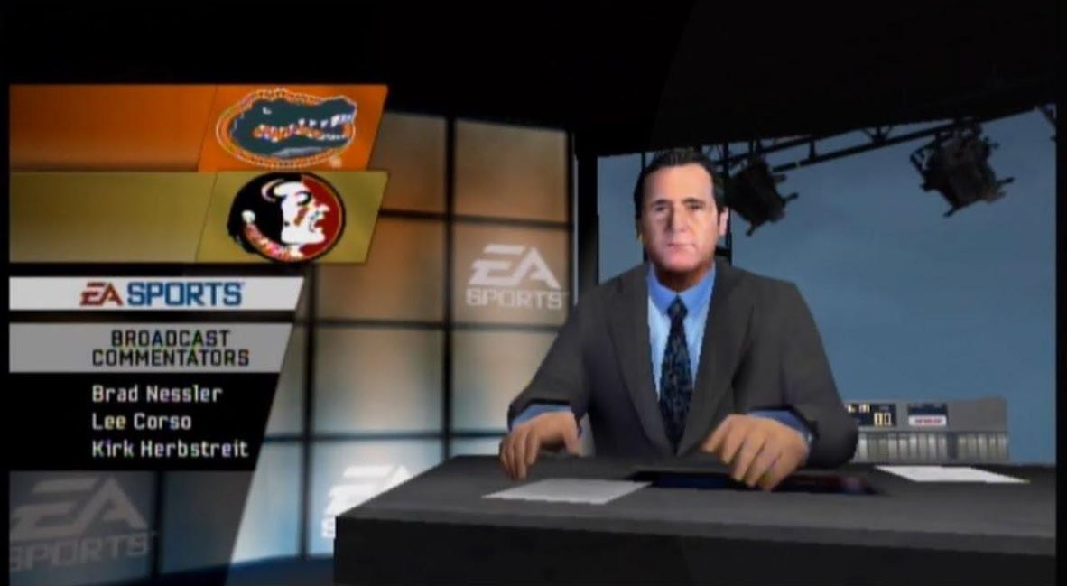 Lee Corso from College Football GameDay in EA Sports games