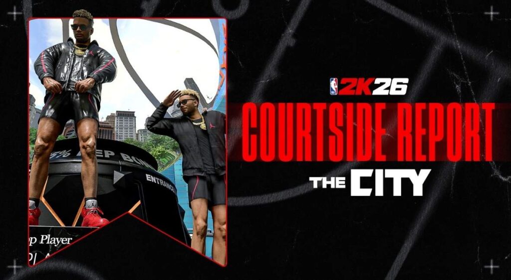 NBA 2K26 The City Update promotional image