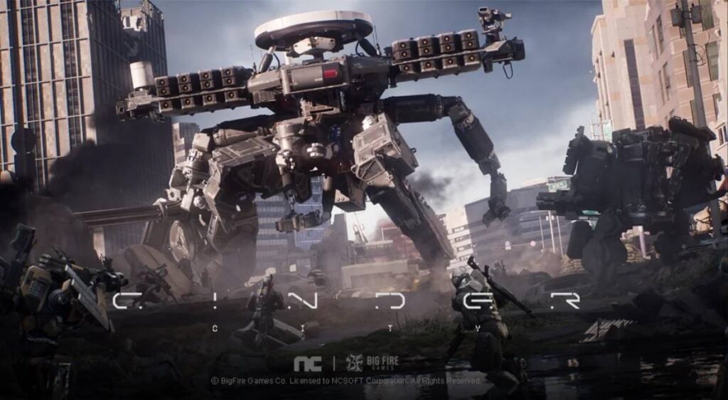 NCSOFT Cinder City promotional key art from NCSOFT