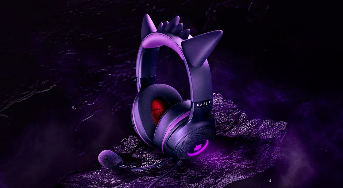 Razer Kraken Kitty V2 – Gengar Edition promotional image