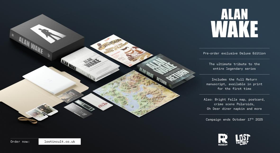 Remedy Entertainment Celebrates 30 Years of Making Mind-Bending Games 2 Remedy 30th anniversary - Alan Wake: Design Works