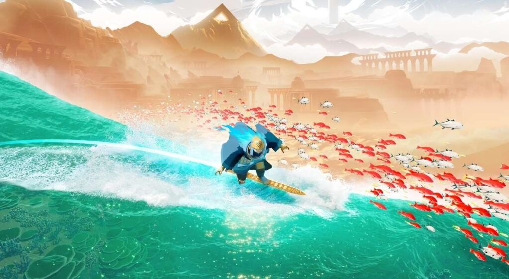 Sword of the Sea promotional key art from giant Squid