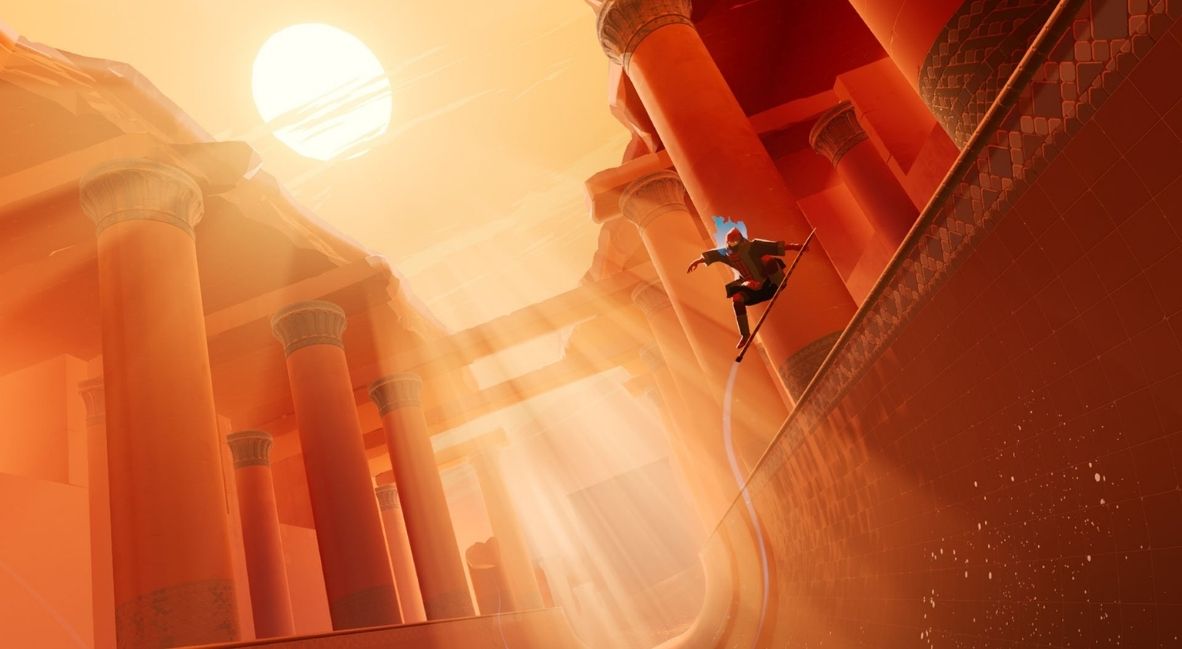 Sword of the Sea promotional key art from giant Squid