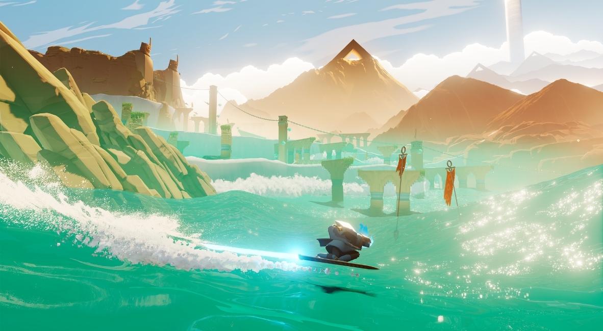 Sword of the Sea promotional key art from giant Squid