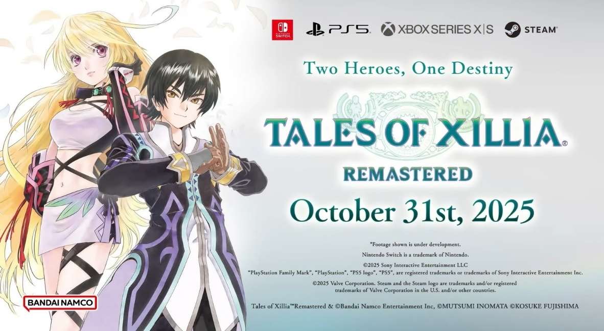 Tales of Xillia Remastered promotional image from Bandai Namco Entertainment