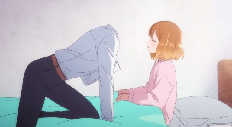 Yakou and Tounome in The Invisible Man and His Soon to Be Wife Season 1