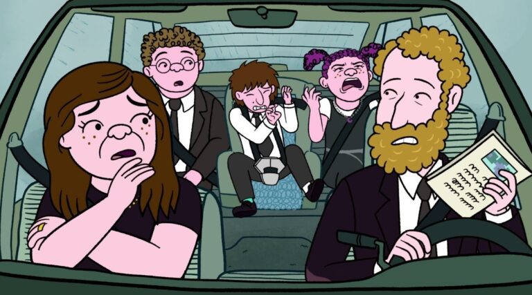 REVIEW: ‘Long Story Short’ Is A Funny, Messy Story About Family The Schwooper Family in Long Story Short But Why Tho 1