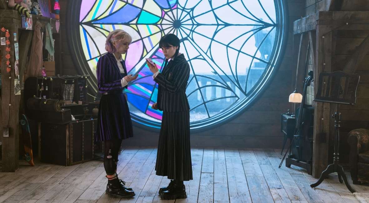 Wednesday Season 2 Part 1 promotional still from Netflix