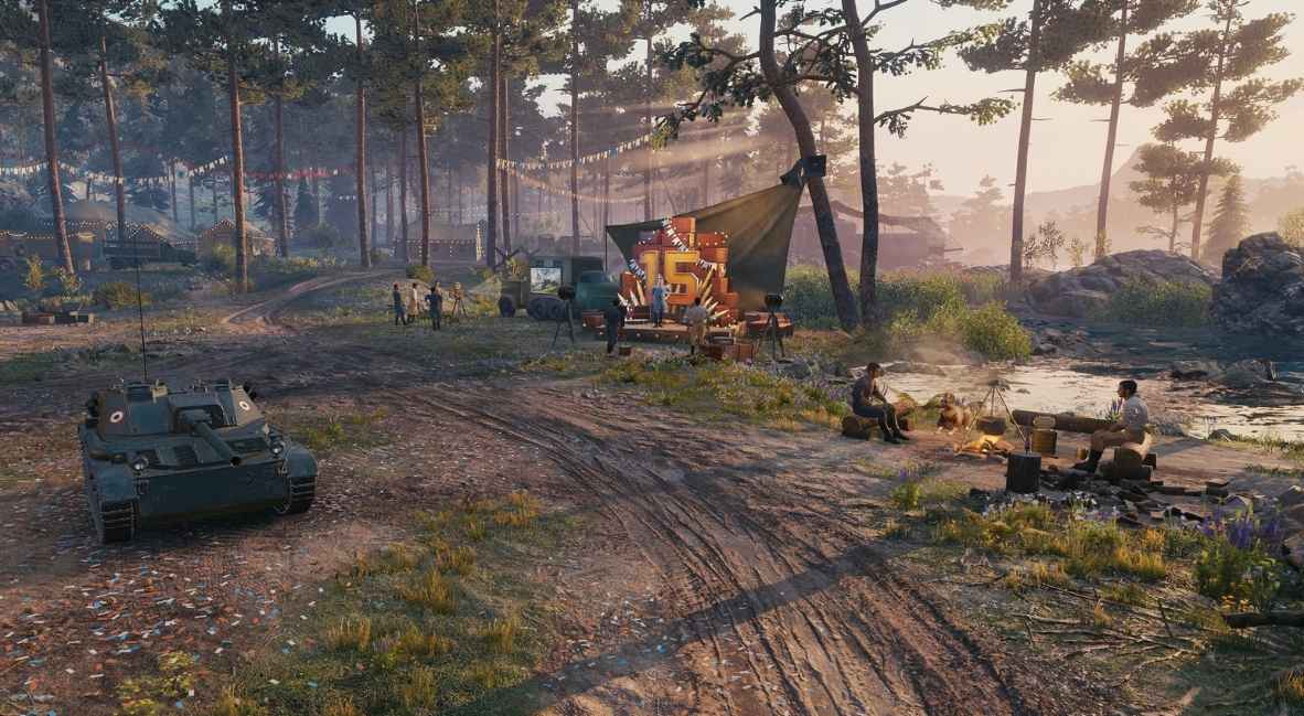 World of Tanks 15th Anniversary Celebration in-game image