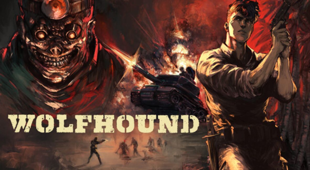 Key art from the game Wolfhound which we previewed at PAX West