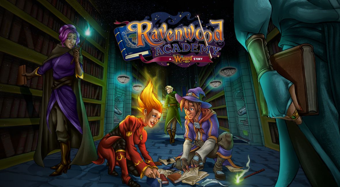 Key art from Ravenwood Academy: A Wizard101 Story