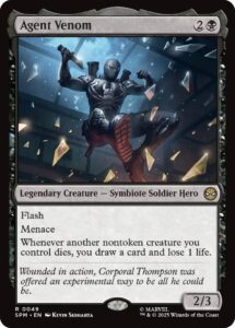 Agent Venom Magic the Gathering Black Creature Set