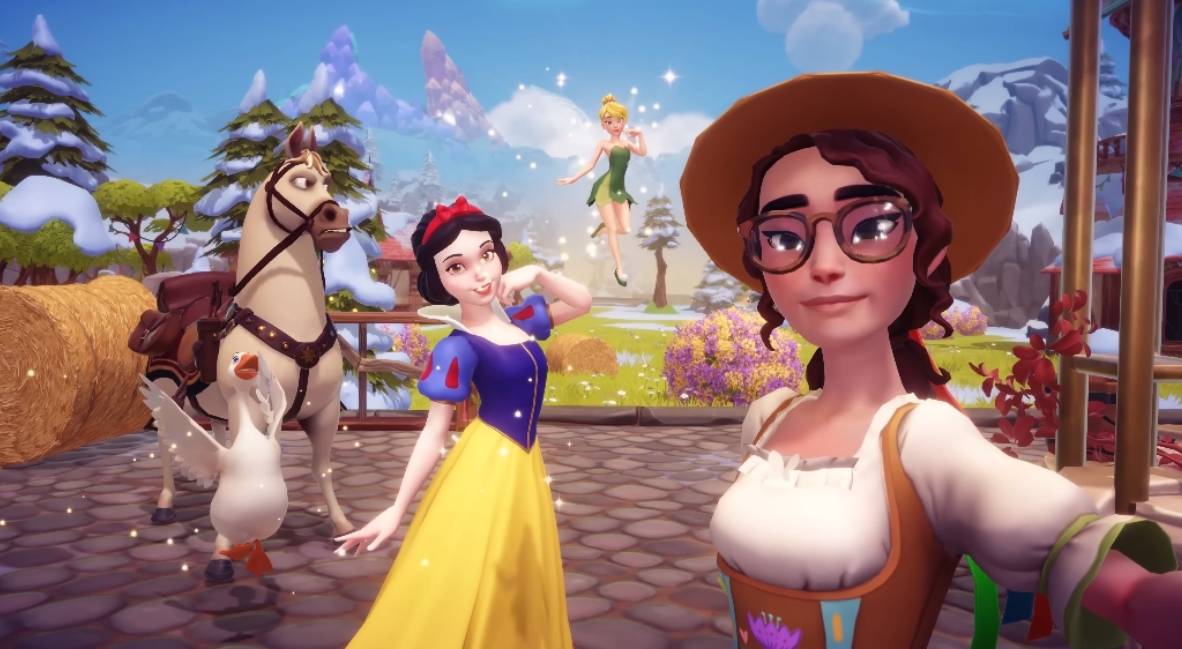 Disney Dreamlight Valley Wishblossom Ranch promo image from Gameloft