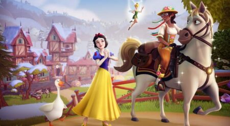 Disney Dreamlight Valley Wishblossom Ranch promo image from Gameloft