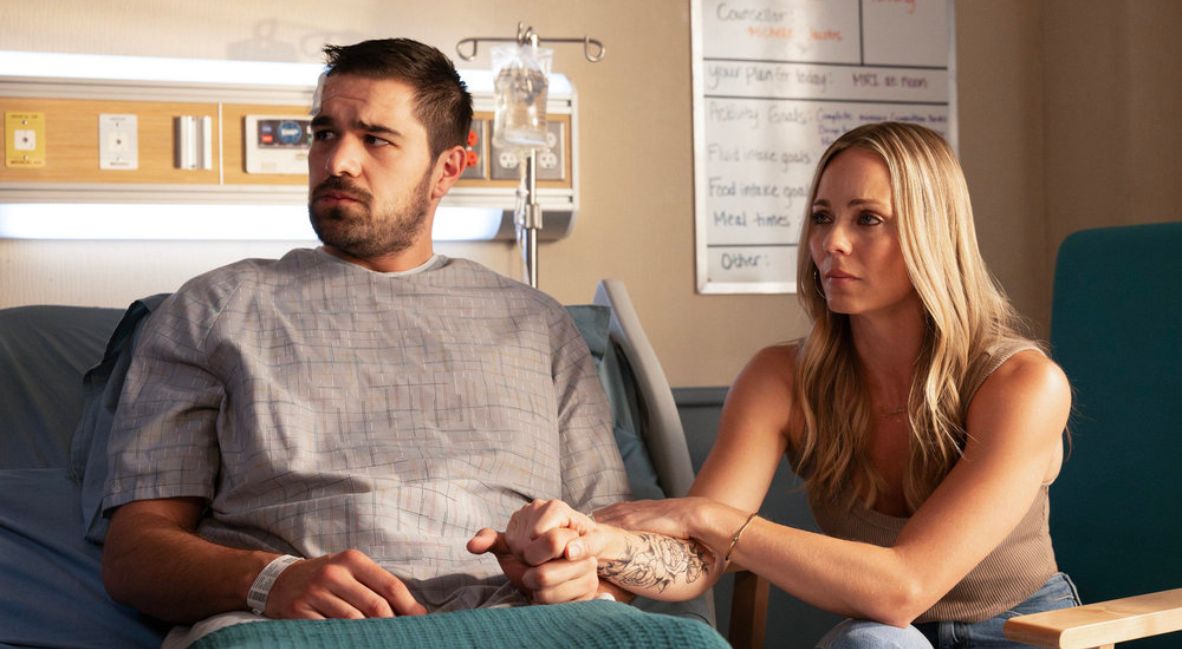 Tommy and his wife in Brilliant Minds Season 2 Episode 1