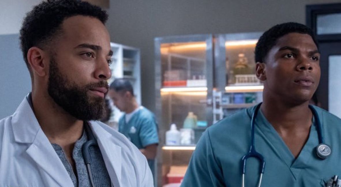 Dr. Thorne and Jacob in Brilliant Minds Season 2 Episode 1