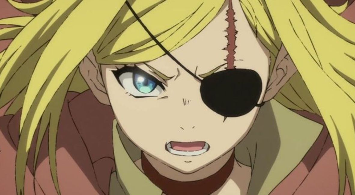 Alicia looking slightly angry from Season 1 of Clevatess