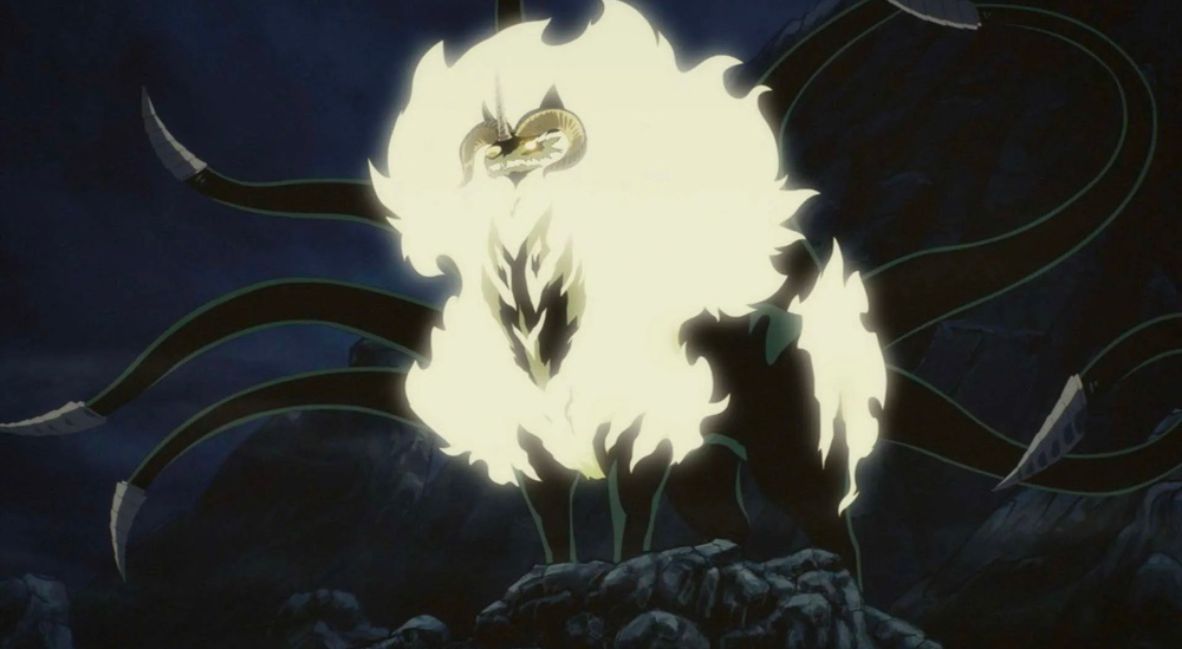 A flaming beastly Clevatess in Season 1 of Clevatess