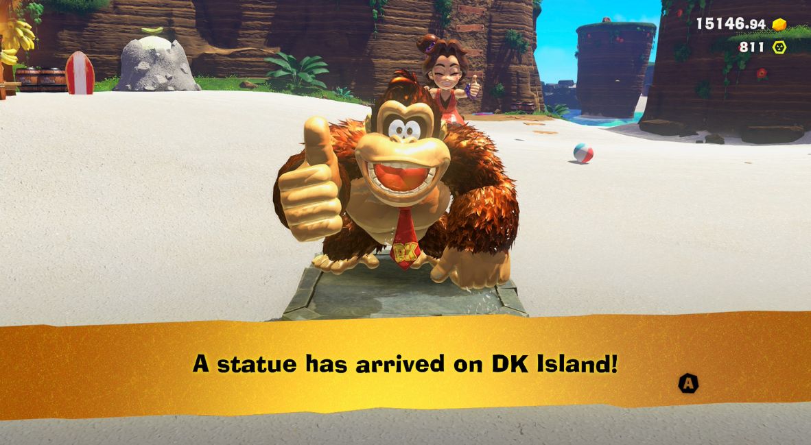 REVIEW: 'Donkey Kong Bananza DK Island + Emerald Rush' Is A Swing And A Miss 1 DK and Pauline arrive on DK Island, ready to knock down some statues