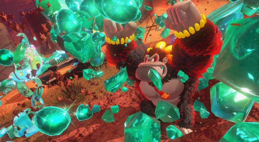 REVIEW: ‘Donkey Kong Bananza DK Island + Emerald Rush’ Is A Swing And A Miss Key art for the DLC DK Island + Emerald Rush
