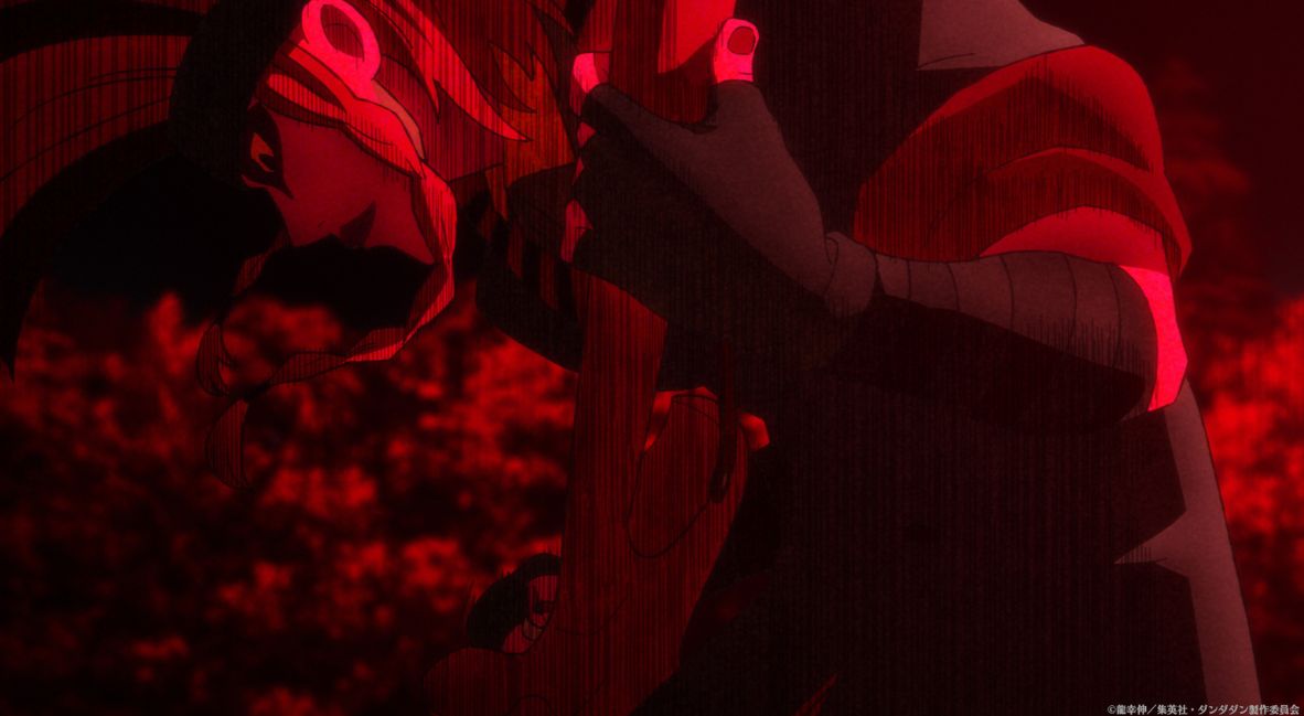 A member of the hayashi band helps perform a musical exorcism 