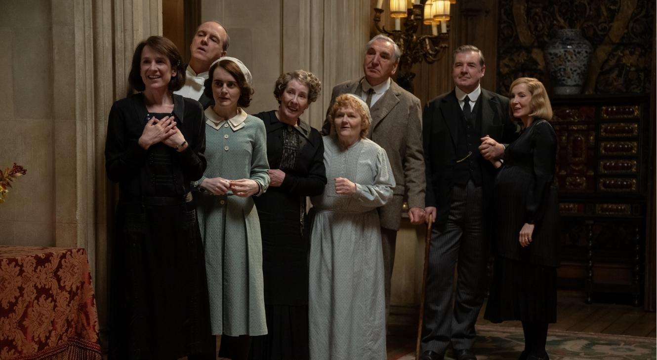 The household staff in Downtown Abbey The Grand Finale