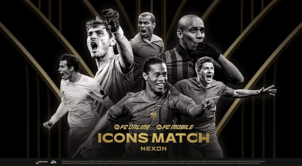 EA Sports FC Icons Match promotional image from Nexon