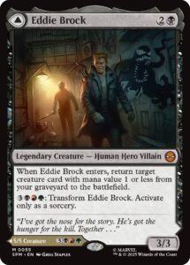 Eddie Brock Magic the Gathering Black Creature Set