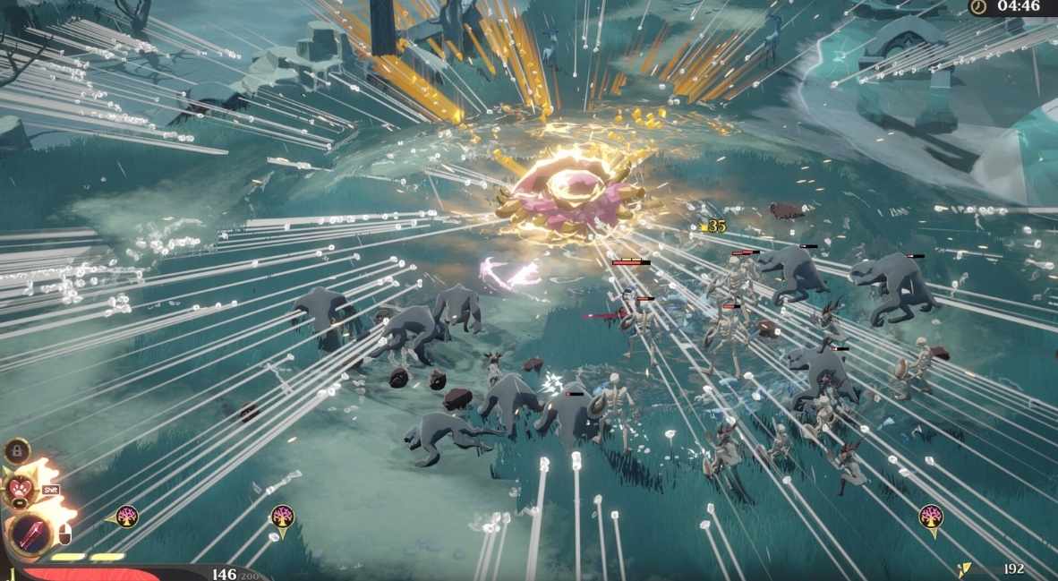 Hot Demons, Hot Angels, And Big Gameplay in Ember & Blade's Expanded Demo 2 Ember and Blade key art from nine lives and line games