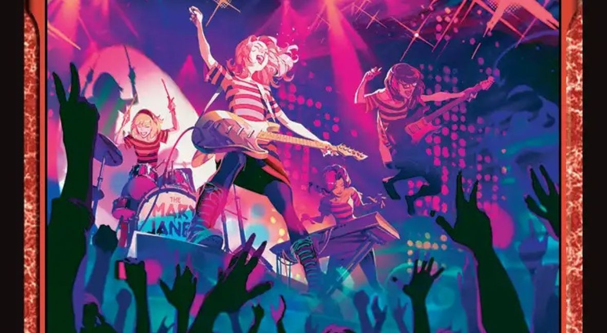 The Magic: The Gathering/Spider-Man card for The Mary Janes