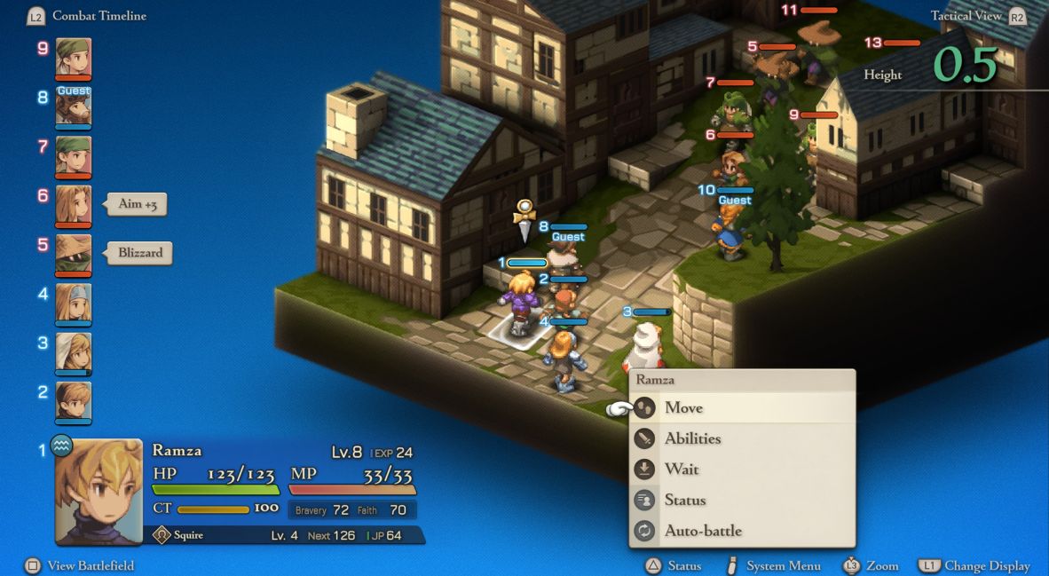 Gameplay from Final Fantasy Tactics - The Ivalice Chronicles